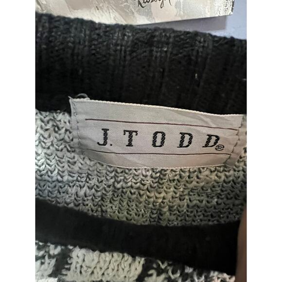 Vintage 90's J. Todd | Mens Knit Cozy Cosby Style Sweater | Size Large - Picture 2 of 3